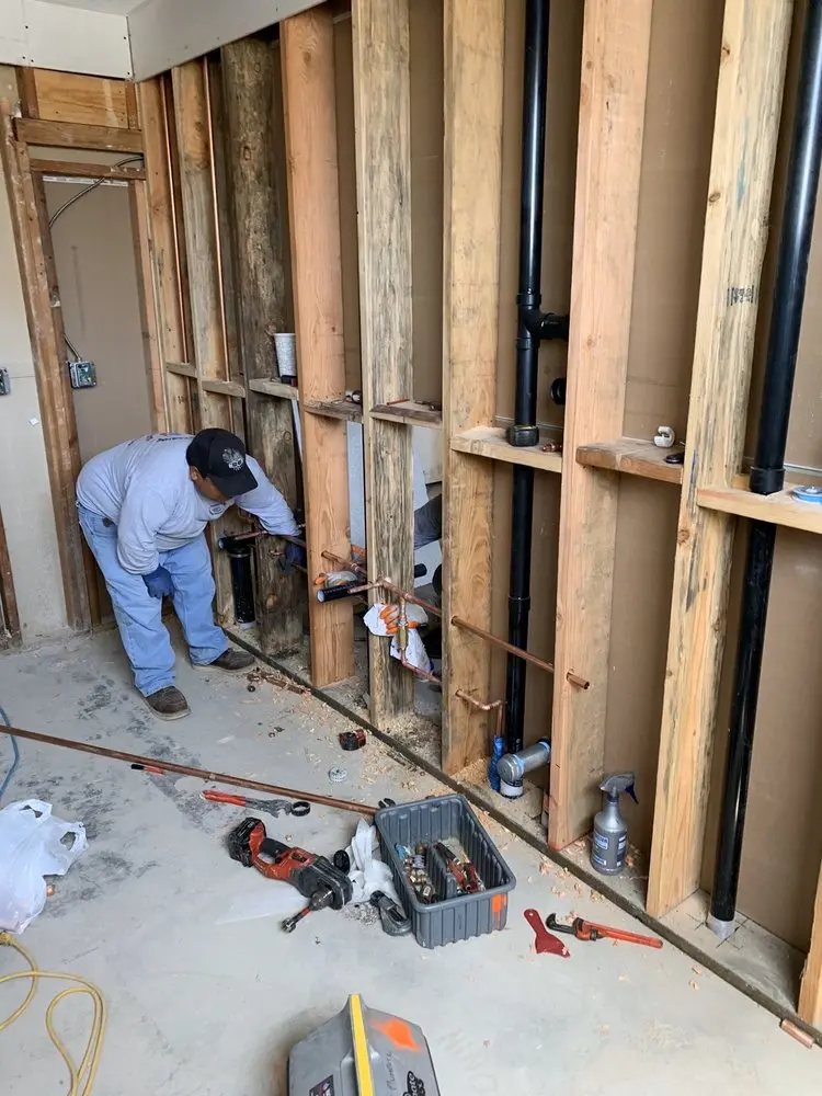 Commercial rough-in plumbing for Commercial Plumbing in Lakecrest